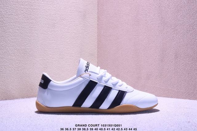 Adidas Grand Court 舒适百搭时尚简约 低帮 网球鞋 货号： 尺码：36 36.5 37.5 38 38.5 39 40 40.5 41 42