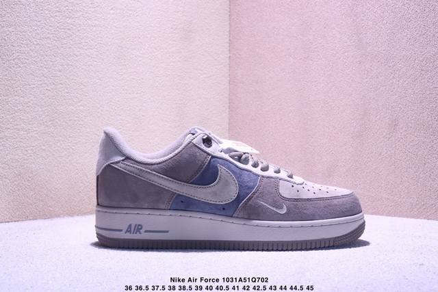 海外爆款限量发售！公司级Nike Air Force 1 '07 Low “头层猪八拼接” 空军一号 高端定制 低帮 运动鞋 休闲鞋 折边针车 工艺难度大 原楦