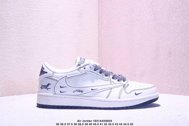 海外爆款限量发售！高端定制 Travis Scott X Fragment Design X Jordan Air Jordan 1 Low Og Sp “Su