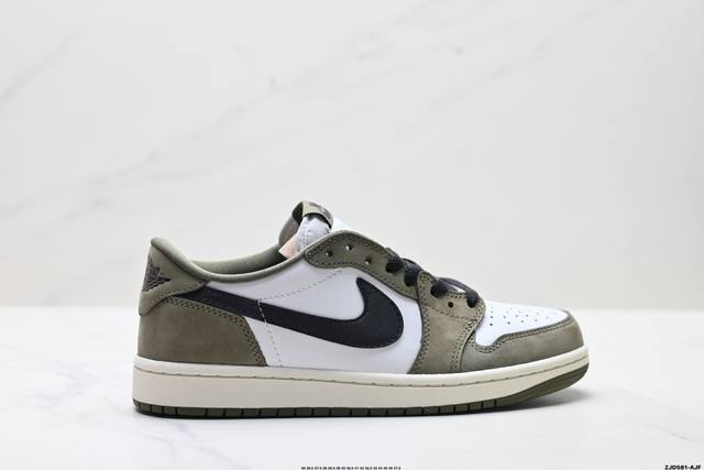 公司级Nike Air Jordan 1 Retro Low Og 耐克 Aj1乔1低帮休闲板鞋 同步官方配色 升级原楦原档案数据开发纸版楦型 采用同源纳帕头层