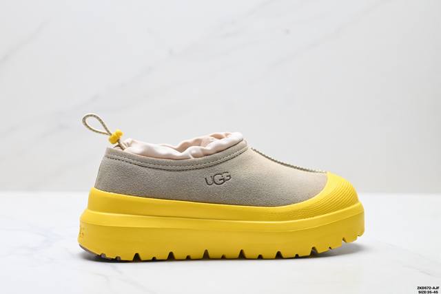 公司级Ugg Tasman Weather Hybrid织物牛皮革 时尚百搭 耐磨防水 低帮 生活休闲鞋 鞋口抽绳设计 不漏风 穿脱十分方便 高弹Modern中
