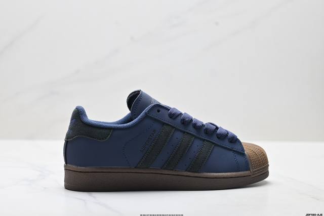 真标Adidas Originals Superstar贝壳头系列 阿迪达斯 三叶草低帮经典百搭休闲运动板鞋 货号:Jq3226 尺码:36 36.5 37 3