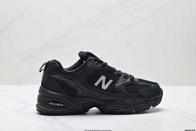 真标New Balance Mr530系列 新百伦 复古老爹风网布跑步休闲运动鞋 货号:Mr530Fb1 尺码:36 37 37.5 38 38.5 39.5