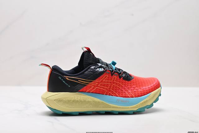 公司级Asics Gel-Trabuco 13 亚瑟士 网面透气 耐磨 越野跑步鞋 这双鞋的外观设计超级吸引人 简约大气 色彩搭配也很时尚 Asics亚瑟士的独