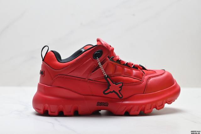 公司级Dior迪奥 Snow And Lewis Hamilton 圆头系带 低帮 生活休闲鞋 货号:3De395Zds226405 尺码:39-45 Id:J