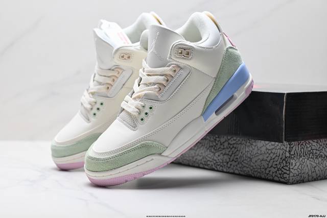 公司级Air Jordan 3 Retro 迈克尔 乔丹Aj3代中帮复古休闲运动文化篮球鞋 货号:Lb7408-133 尺码:36 36.5 37.5 38 3