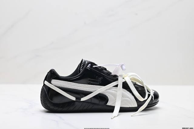 真标Rose X puma Speedcat Og 彪马 双鞋带 防滑耐磨生活休闲 运动鞋 官方货号:404391-01 尺码:36 37 37.5 38 38