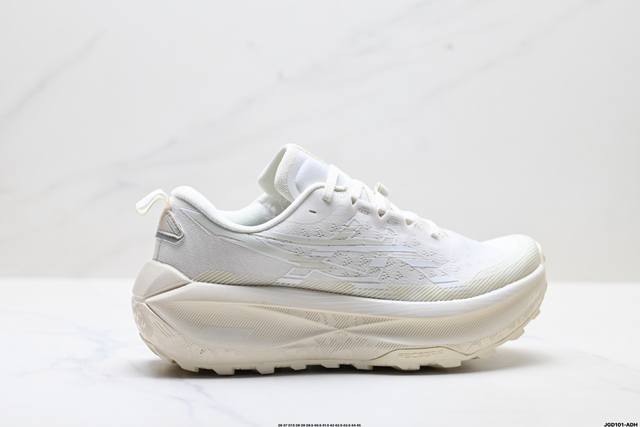 公司级Asics Gel-Trabuco Max 4 亚瑟士 网面透气 耐磨 越野跑步鞋 这双鞋的外观设计超级吸引人 简约大气 色彩搭配也很时尚 Asics亚瑟