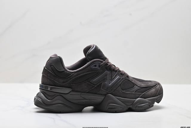 公司级New Balance 9060系列 新百伦 复古休闲运动慢跑鞋 鞋面大身由空间双格及磨砂鞋面拼接而生 采用大面积网眼以及麂皮材质覆盖鞋身 还原经典气质