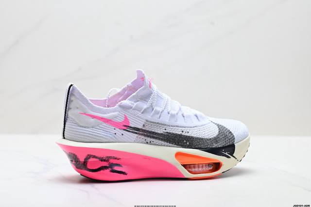 公司级Nike Air Zoom Alphafly Next%3 耐克 耐磨透气支撑平衡 低帮 气垫 马拉松跑步鞋 新品发布 整体采用前作的设计语言 并且对后者