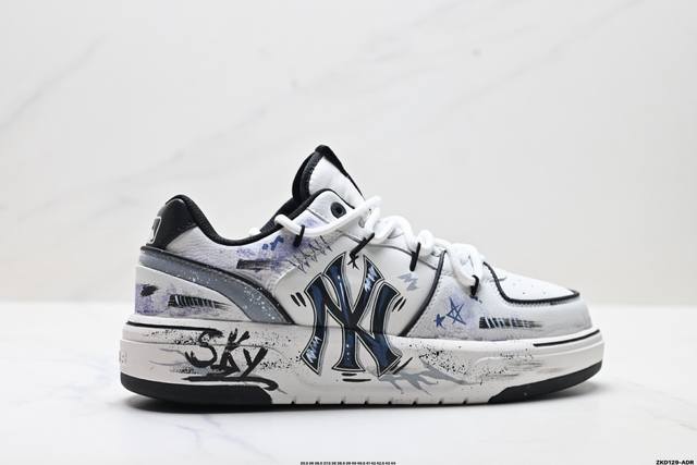 公司级Mlb Chunky Liner pu ‘Diy定制’ 简约时尚 百搭 包裹性保暖防滑防水减震 低帮 板鞋 货号:3Asxca12N Id:Zkd129-