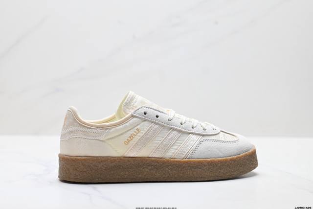 真标Clot X Adidas Originals Gazelle By Ec 阿迪达斯 舒适百搭 防滑耐磨 低帮 板鞋 货号:Jr5408 尺码:36 36.
