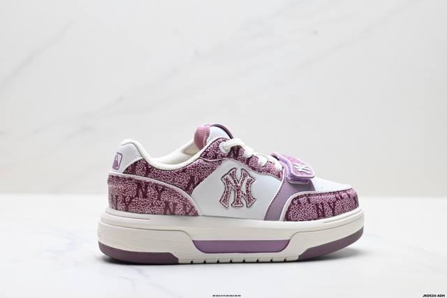 公司级Mlb Chunky Liner Denim 潮流百搭 厚底增高休闲鞋 防滑耐磨 低帮 老爹鞋 货号:3Asx N 尺码:36 36.5 37.5 38