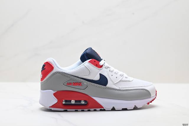 真标Nike Air Max 90 耐克 初代复古气垫百搭休闲运动慢跑鞋 货号:325018-111 尺码:36-42 Id:Jdd129-Adh