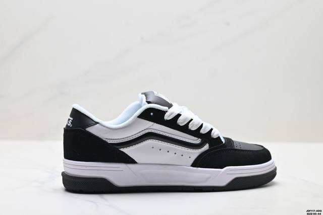 真标Vans范斯 Hylane 皮革绒面革 舒适休闲 低帮板鞋 货号:Vno00D1Jebp 尺码:40-44 Id:Jdf117-Adg