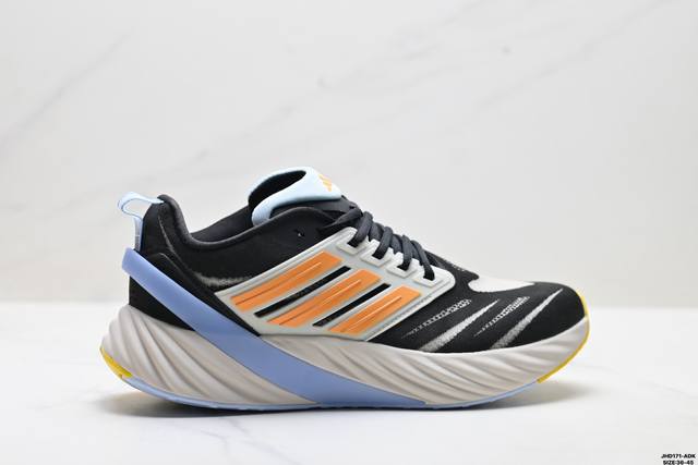 公司级Adidas Adipure Glide系列 阿迪达斯 织物 耐磨透气 低帮 公路跑步鞋 凭借全方位透气设计 鞋面采用了网布加Tpu支撑骨架设计 兼顾透气