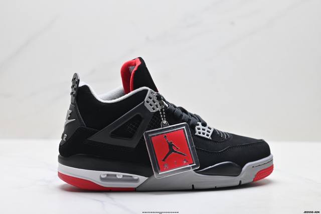 真标Nike Air Jordan 4 Retro 迈克尔 乔丹Aj4代中帮复古休闲运动文化篮球鞋 货号:308497-060 尺码:36 36.5 37.5