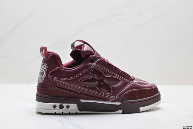 真标Louis Vuitton Trainer Sneaker Low 路易威登 休闲运动文化百搭板鞋 尺码:40-45 Id:Jzf129-Ade