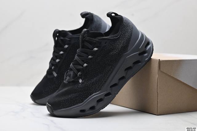 公司级On昂跑 Cloudsurfer Max 舒适百搭 简约 耐磨 低帮跑步鞋 Cloudsurfer Max鞋身外观的设计灵感源于 On 昂跑的专业竞赛鞋