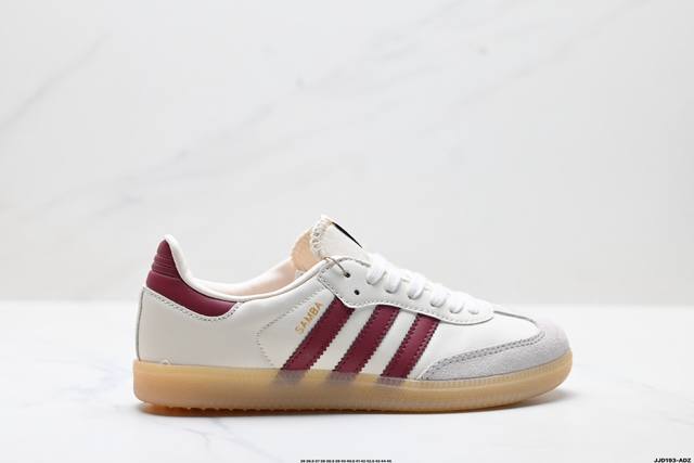 公司级Adidas Originals Samba 阿迪达斯 桑巴舞系列绅士德训足球风百搭低帮休闲运动板鞋 货号:Jq8554 尺码:36 36.5 37 38