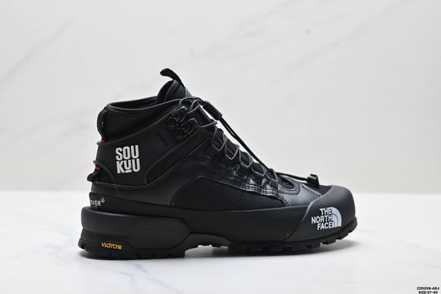 公司级北面The North Face Glenclyffe 舒适户外 防滑耐磨 中帮 登山鞋 男款 Md组合橡胶底片 从容应对陡峭的碎石陡坡、 湿软泥地和湿滑