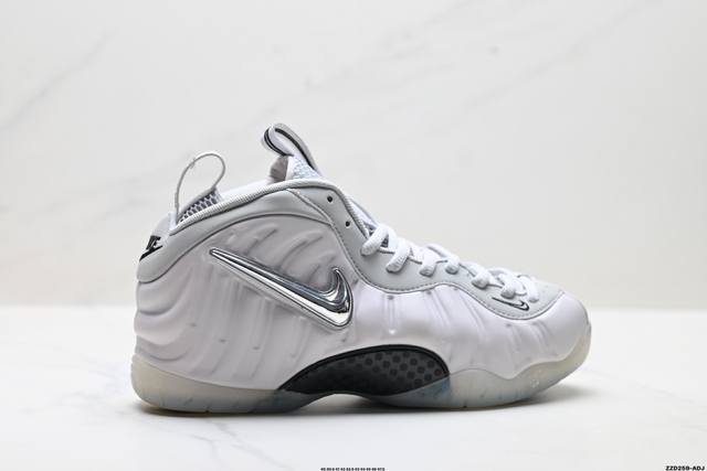 公司级Nike Air Foamposite One喷泡 中帮 复古篮球鞋 纯胶透明橡胶大底超强止滑 原楦纸板开发 鞋身流线型 原厂高强度抗扭定型后跟 内置高强