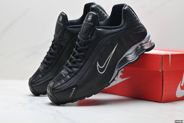 真标Nike Shox R4系列 耐克 低帮运动休闲气垫运动鞋 官方货号:Hq1988-101 尺码:36-45 Id:Jjf474-Adj