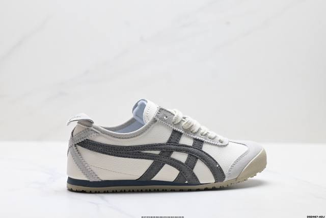 真标Onitsuka Tiger鬼冢虎 Mexico 66 Slip-On 一脚蹬低帮夏季透气运动休闲鞋 货号:D2J4L-0297070 尺码:36 37 3