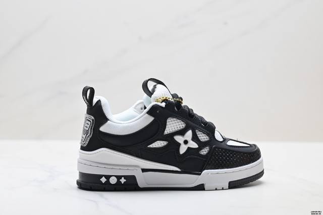 真标Louis Vuitton Trainer Sneaker Low 全新 Lv 路易威登 休闲运动文化百搭板鞋 尺码:36-45 Id:Jjd129-Dej