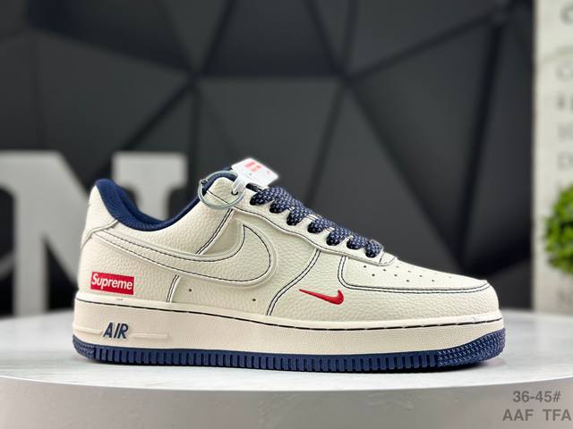 耐克 Nike Air Force 1 '07 Low 空军一号 低帮 运动鞋 休闲鞋 折边针车 工艺难度大 原楦头原纸板 原装鞋盒 定制五金配件 内置全掌气垫