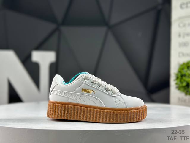 精品童鞋 彪马 puma Creeper phatty 舒适简约 耐磨透气低帮 板鞋 货号:399865 03 尺码:如图所示 Taf Ttf