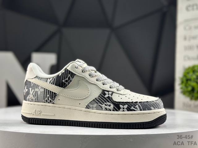 耐克 Nike Air Force 1 Low 空军一号低帮经典百搭休闲板鞋 货号：Xs1958 585 尺码：如图所示 Aca Tfa
