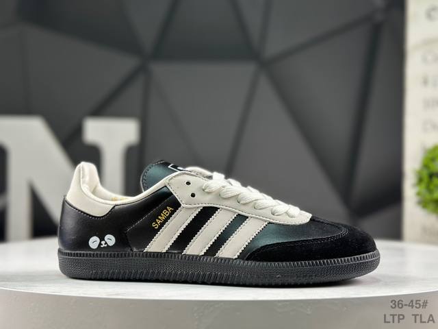 阿迪达斯 三叶草Adidas Originals Samba Og 桑巴舞系列绅士德训足球风百搭低帮休闲运动板鞋 货号:Jp6870 尺码:36 36.5 37