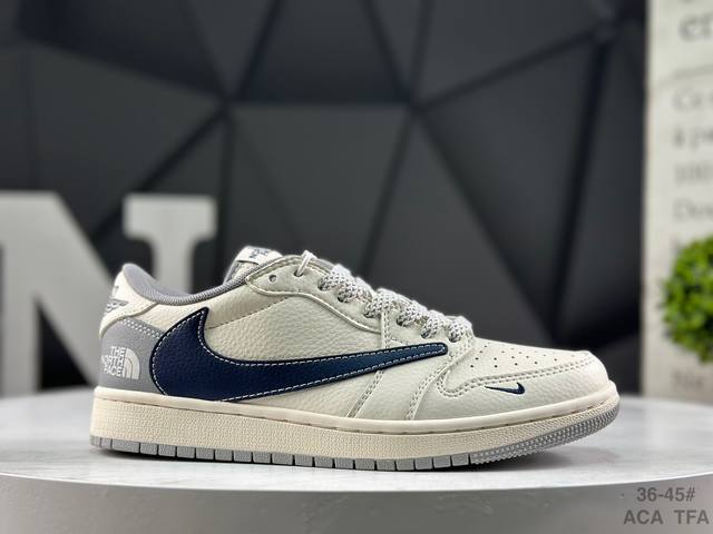 耐克 Travis Scott X Fragment Design X Jordan Air Jordan 1 Low Og Sp 多方联名合作融合了Travi