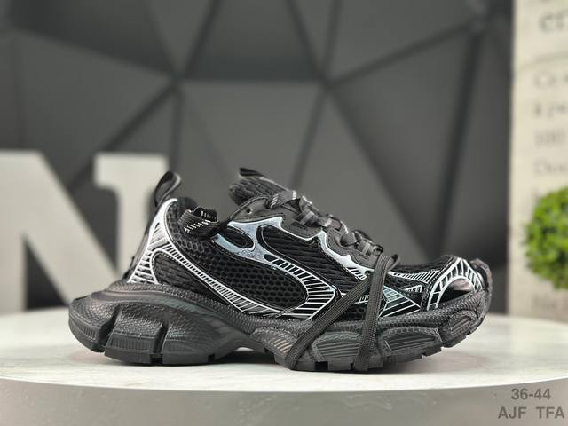 Balenciaga 巴黎世家 phantom Sneaker 复古老爹鞋 巴黎世家十代 官方全套配件鞋盒 鞋带 防尘纸配套齐全 货号:734734 W3Xl2