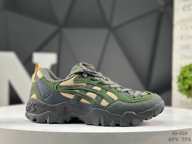 公司级 亚瑟士 Asics Gel-pickax 亚瑟士 登山徒步 户外运动平衡减震 抗冲击支撑 防滑耐磨平衡轻便 户外功能鞋 货号:1203A817-020