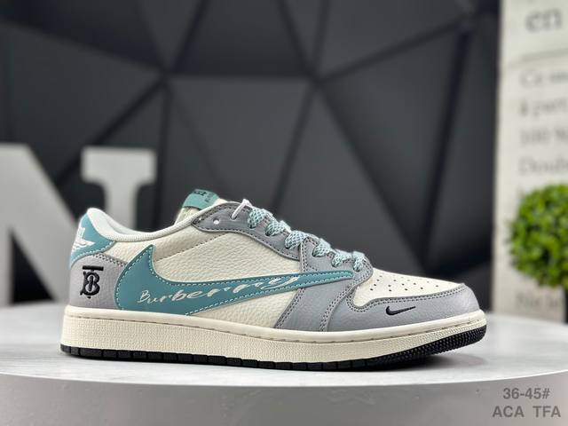 耐克 Nike Air Jordan 1 Low Aj1乔1低帮休闲板鞋 同步官方配色 市场唯一独家头层皮打造 原鞋原档案开发 原厂皮料 原档冲孔鞋头 正确满胶