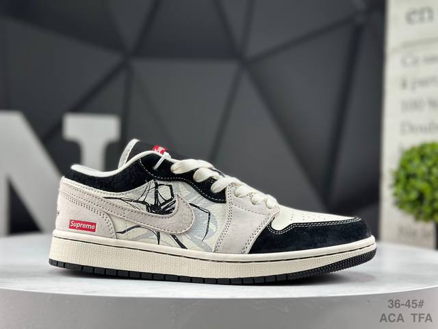 耐克 Nike Air Jordan 1 Low Aj1乔1低帮休闲板鞋 同步官方配色 市场唯一独家头层皮打造 原鞋原档案开发 原厂皮料 原档冲孔鞋头 正确满胶