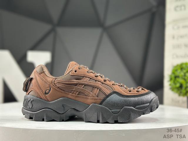 亚瑟士 Asics Gel-pickax 公司级版本亚瑟士运动休闲透气专业跑鞋 采用工程弹性双层再生针织密度鞋面材质 后跟3D可视Gel缓震乳胶物料 升级Ff
