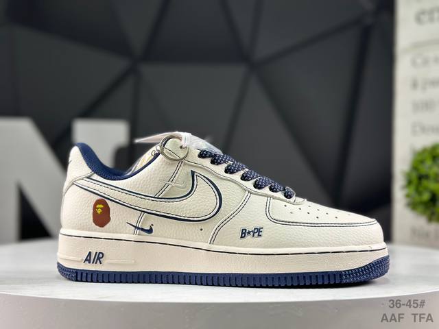 耐克 Nike Air Force 1 '07 Low 空军一号 低帮 运动鞋 休闲鞋 折边针车 工艺难度大 原楦头原纸板 原装鞋盒 定制五金配件 内置全掌气垫