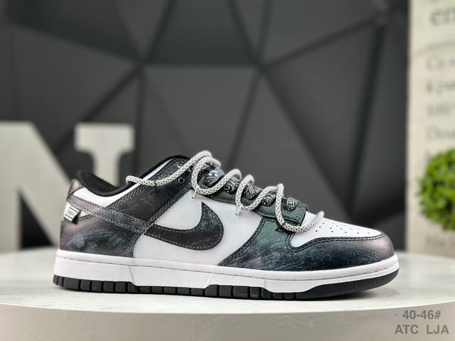 公司级带半码 耐克 Nike Sb Dunk Low 绑带 扣篮系列低帮休闲运动滑板板鞋 货号：Hf5441 100 尺码：如图所示 Atc Lja