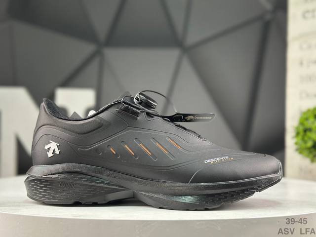 公司级 迪桑特 Descente Enerzite Lavitate 2.0 Knit 时尚防滑 低帮跑步鞋 针织网布无缝拼接鞋面轻薄通透减少摩擦 进口Z Fo