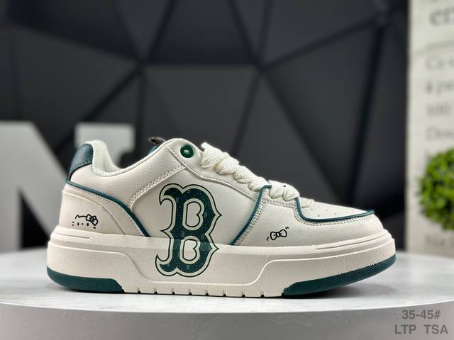 Mlb Chunky Liner Basic 人气单品学长鞋系列轻量**厚底百搭休闲运动板鞋 男女轻便胶鞋 高级街头休閒品牌鞋。Mlb Chunky Liner