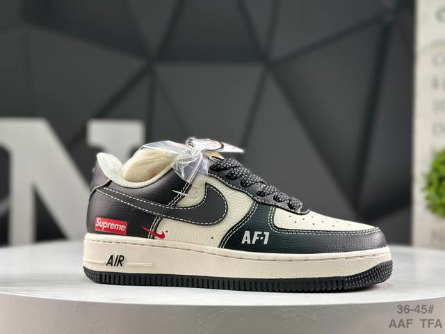 耐克 Nike Air Force 1 '07 Low 空军一号 低帮 运动鞋 休闲鞋 折边针车 工艺难度大 原楦头原纸板 原装鞋盒 定制五金配件 内置全掌气垫