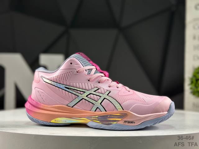 亚瑟士 Asics Sky Elite Ff Mt 3 Yyb高帮 高端排球鞋Metarise3%轻量回弹运动鞋 亚瑟士 Asics 推出的这款男子排球鞋，其鞋