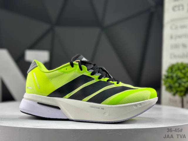 阿迪达斯 Adidas Adizero Boston 13 M 波斯顿13 轻盈休闲运动跑鞋 货号：Js4933 尺码：36-45 半 Jaa Tva