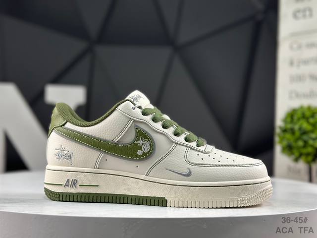 耐克 Air Force 1 Low’07 空军一号低帮休闲板鞋 定制皮料 原楦原纸板 纯正空军版型 内置全掌气垫 货号：Xs1958 525 尺码：如图所示