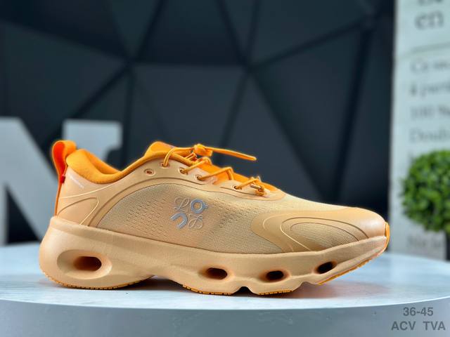 昂跑 On Loewe 男女款同款轻量舒适款运动鞋 透气缓震跑步鞋。Cloudnova家族的全新成员:Cloudnovaflux,流畅的时尚外观设计，配适你的多