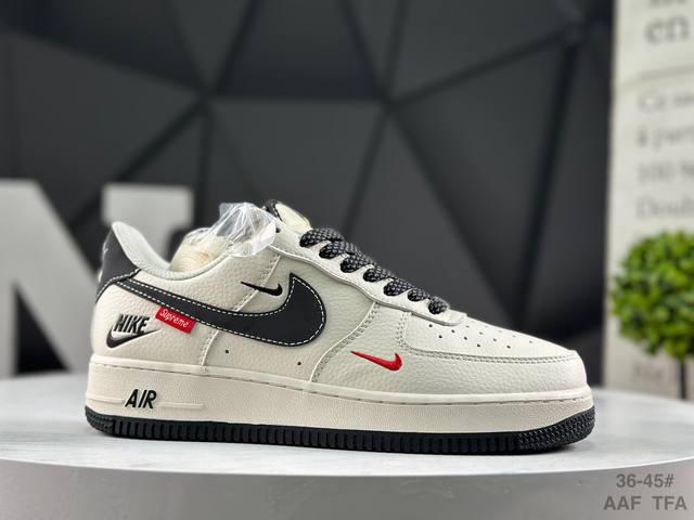 耐克 Nike Air Force 1 '07 Low 空军一号 低帮 运动鞋 休闲鞋 折边针车 工艺难度大 原楦头原纸板 原装鞋盒 定制五金配件 内置全掌气垫