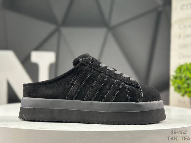 Adidas 阿迪达斯 三叶草女鞋Campus00S面包鞋 运动 拖鞋 休闲鞋 货号：Jr3733 尺码：如图所示 Tkk Tfa